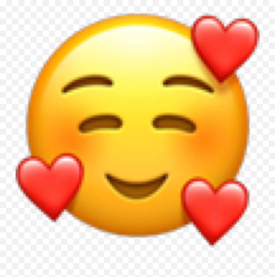 Emoji Love Amor Tumblr Cute 296504621186211 By Bubbleofc - Emoji Carinha Com Coração Png,Tumblr Icon Size