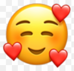 Emoji Love Amor Tumblr Cute 296504621186211 By Bubbleofc - Emoji Carinha Com Coração png
