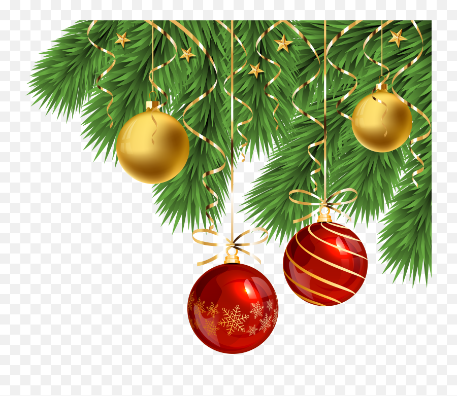 Library Of Christmas Corner Borders Clipart Free Png - Transparent Background Christmas Decorations Png,Christmas Decor Png
