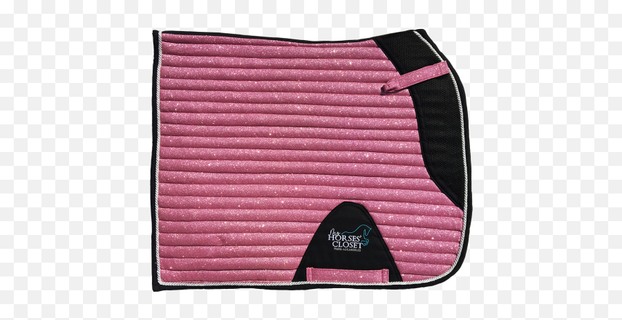 Glitter Sparkle Saddle Pad Dressage Horse Riding With Mesh Insert Rose Pink Png Sparkles