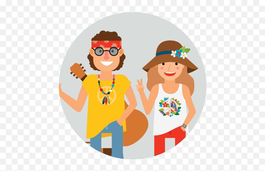 Five Great Stories That Are The Reel Deal - Hippie Couple Cartoon Png,Icon Dkr