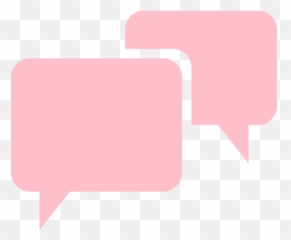 Pink Speech Bubble 3 Icon - Free pink icons Speech Icon White Png