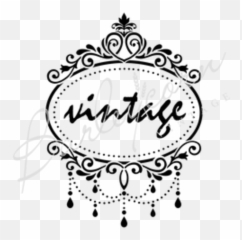 Download Hd Chandelier Vintage Frame Png Transparent