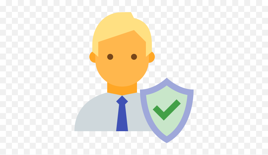 Insurance Agent Skin Type 2 Icon In Color Style - Icon Supervisor Vector Png,Dummy Icon Image