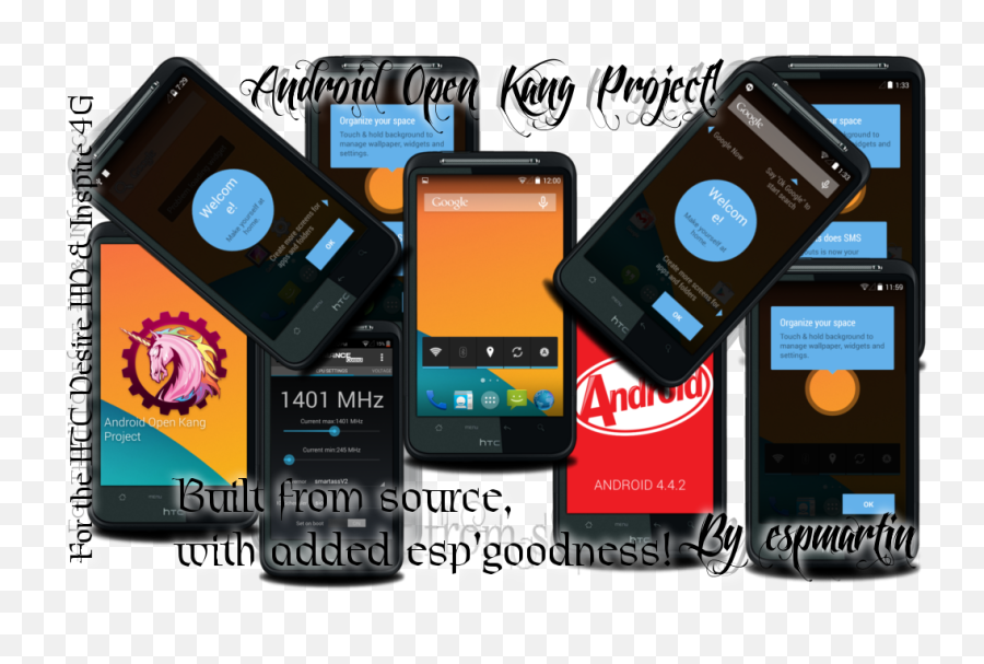 Rom444android Open Kang Project - Desire Hd Inspire 4g Png,Htc 10 Icon Pack