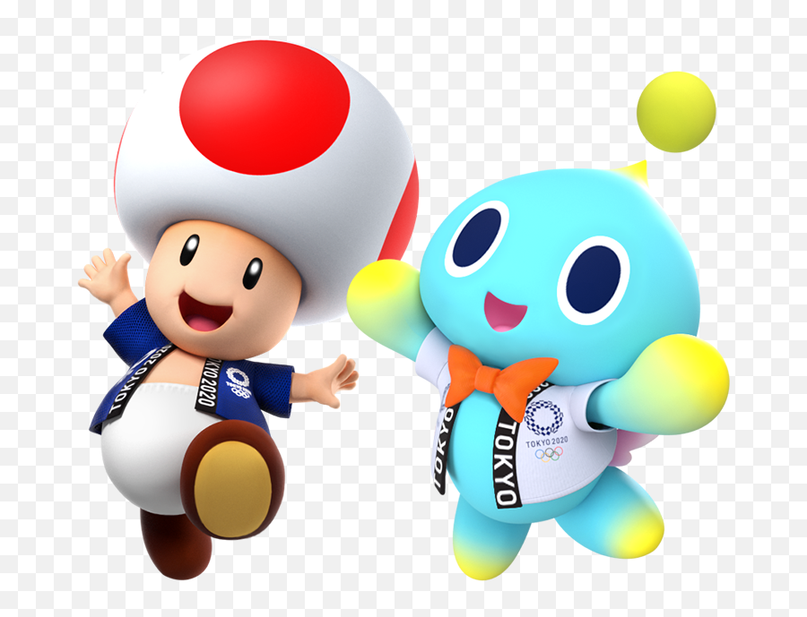 Mario U0026 Sonic - Mario And Sonic Toad Png,Luigi Head Png