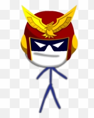 The Man Himself - Captain Falcon Helmet Transparent png