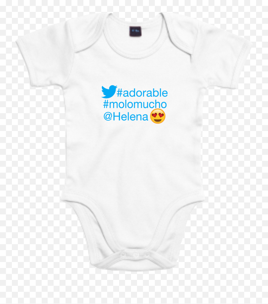 Body De Bebé Personalizado Logo Twitter - Active Shirt Png,Logo De Twitter