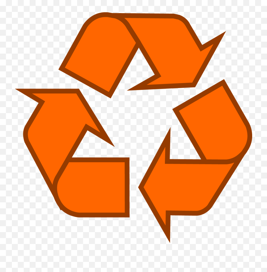 Recycling Symbol - Download The Original Recycle Logo Reduce Reuse Recycle Logo Transparent Png,Orange Png