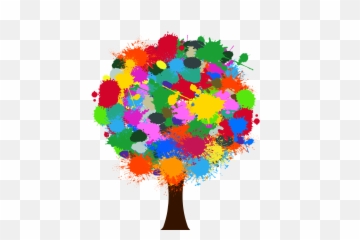 Tree Dab Farbkleckse - Free Image On Pixabay Coloured Pics For Kids Png,Dab Png