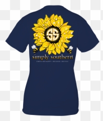 Simply Southern Preppy Bee Sunflower - Short Sleeve Simply Southern Shirts Png,Simply Southern Logo
