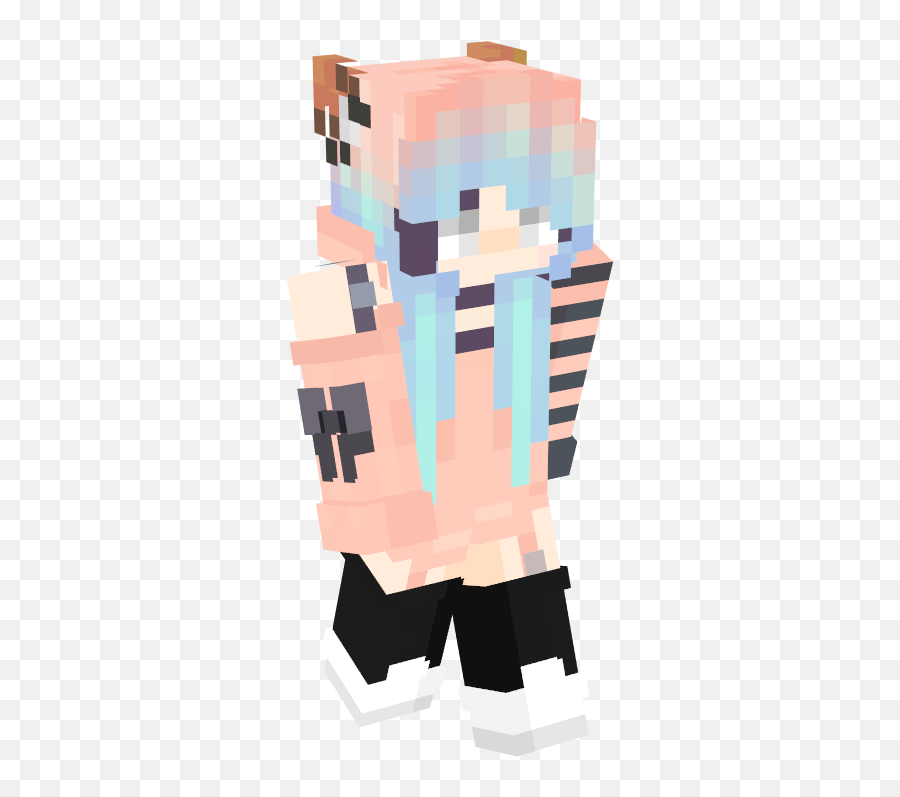 Render - Minecraft Skin Girl Download Png,Minecraft Character Png
