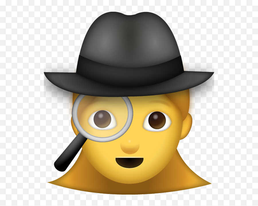 Download Girl Detective Emoji Free Ios Emojis - Woman Detective Emoji Png,Ios Emoji Png