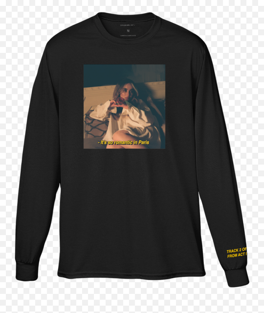 Paris Long Sleeve Tee - Wu Tang Clan Long Sleeve T Shirt Png,Sabrina Carpenter Png