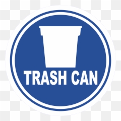 Trash Can Floor Sign - Sandia Peak Tramway png
