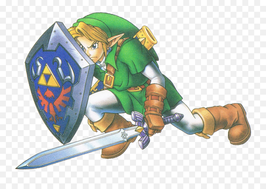 Download Link Defending - Ocarina Of Time Original Artwork Png,Ocarina Of Time Png