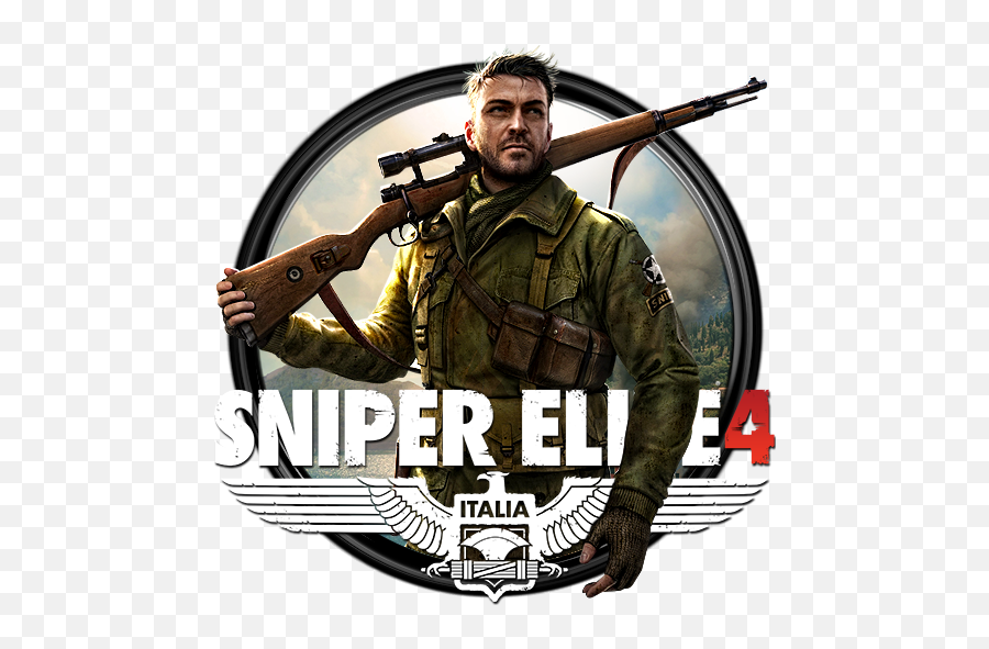 Sniper Elite Transparent Background Png Mart - Sniper Elite 4 Ps4 Cover Front,Sniper Png