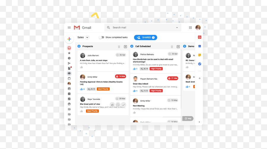 Gmelius Closes A 7 - Figure Seed Round To Transform Gmail Into Screenshot Png,Gmail Icon Transparent