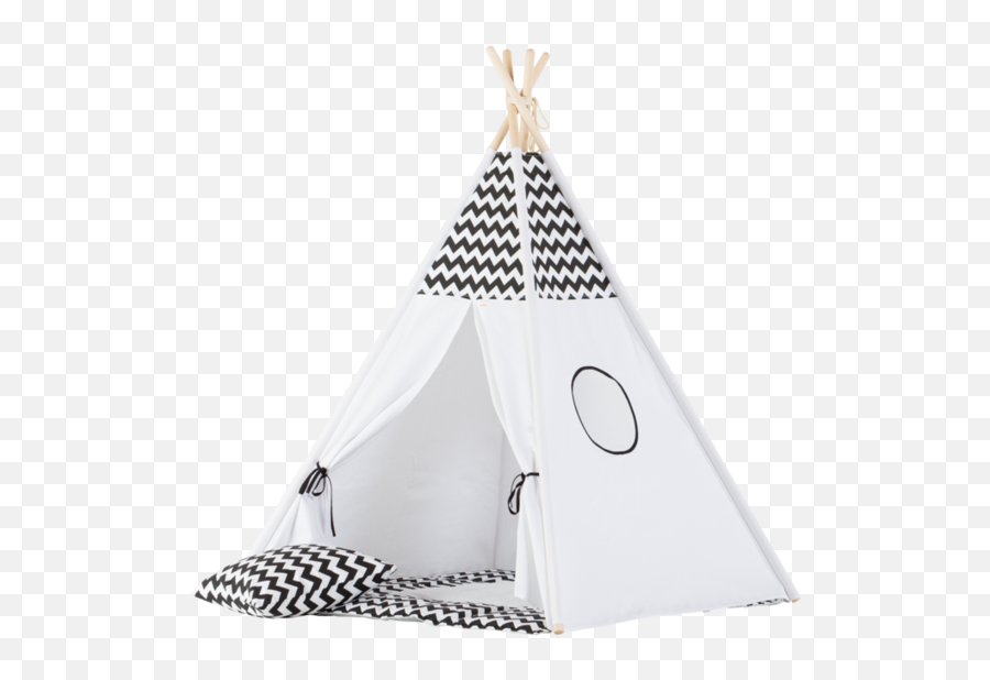 Chevron Teepee For Kids Black - Wigiwama Chevron Full Size Tipi Png,Chevron Png