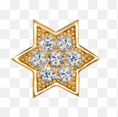 Gold Star Png - Gold Star With Dimond Png Portable Network Graphics