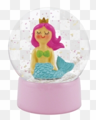 Mermaid Snow Globe - Mermaid Snow Globe Png,Snow Globe Png