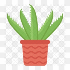 Aloe Vera Icon - Flowerpot Png,Aloe Png