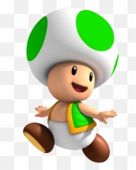 Green Toad Png 2 Image - Super Mario Green Toad,Toad Png