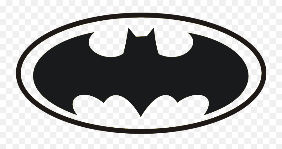 Black Transparent Background Hd Print - Batman Logo To Print Png,Batman Symbol Png