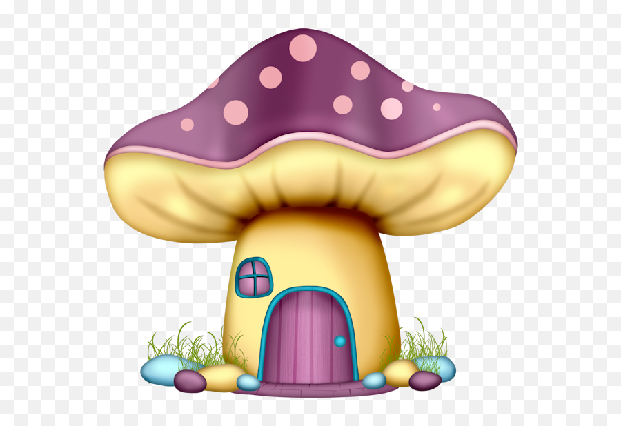 Fairies Clipart Toadstool - Cartoon Fairy Mushroom House Png,Toadstool Png