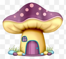 Fairies Clipart Toadstool - Cartoon Fairy Mushroom House Png,Toadstool Png