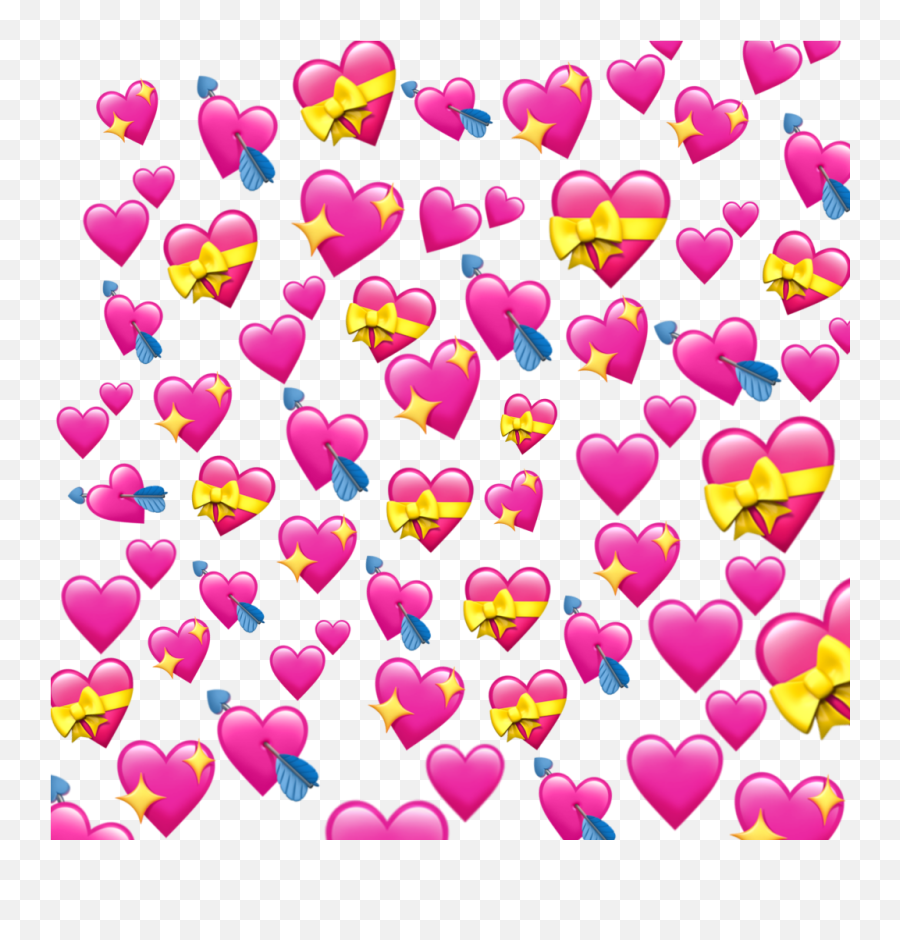 Overlays Heart Hearts Iphone Emoji - Overlay Heart Emoji Png,Emoji Hearts Transparent