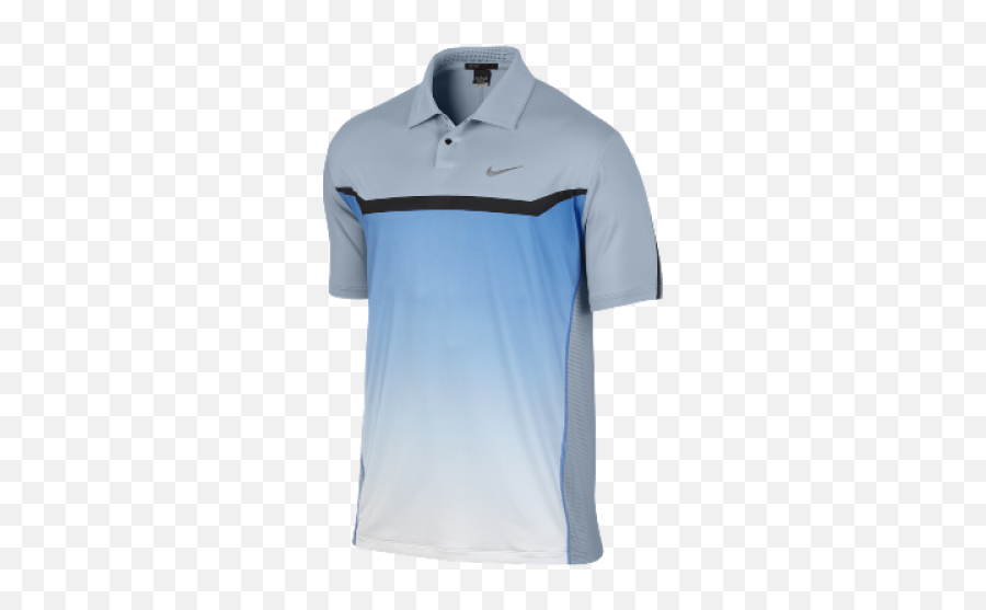 Nike Tiger Woods Designer Print - Blue And Grey Print Golf Polo Shirt Png,Tiger Woods Png