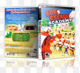 Download Ape Escape Academy - Ape Escape Academy Psp Game Ape Escape Academy Psp Cover Png,Psp Png