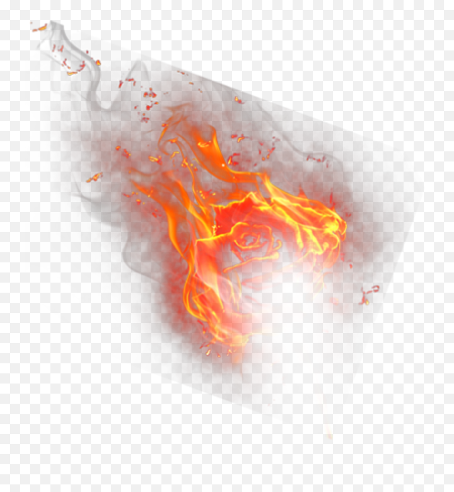 Flamespng - Cool Flames Png Rose On Fire Png 4520458 Rose On Fire Png,Fire Blast Png