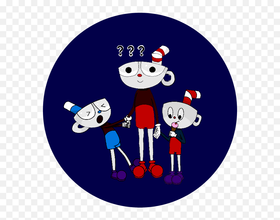 Cuphead And U201chis Kidsu201d Wingyanyim - Illustrations Art Street Cartoon Png,Cuphead Png