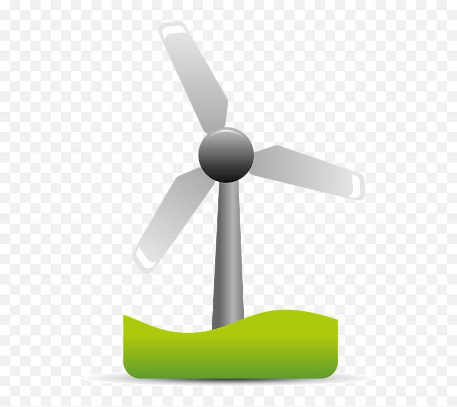 Wind Energy - Clipart Wind Turbine Cartoon Png,Wind Turbine Png - free  transparent png images 