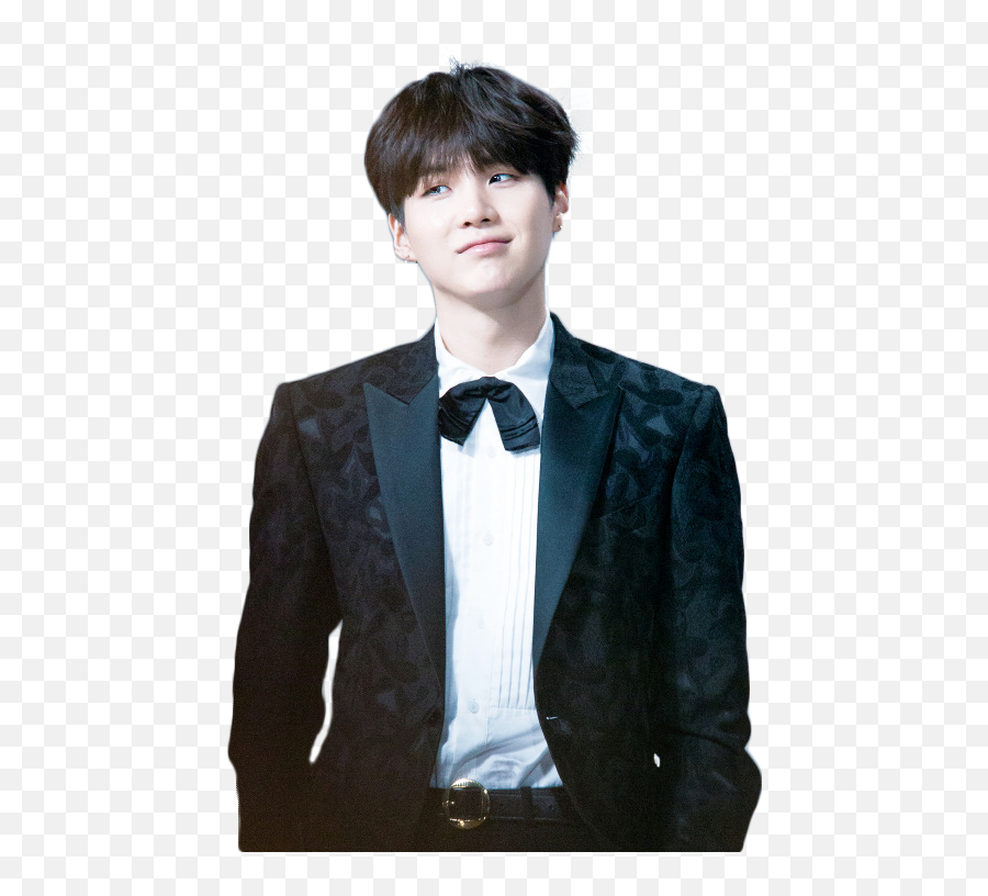 Army Cafe Lovelymoo - Suga With Suit Png,Yoongi Png