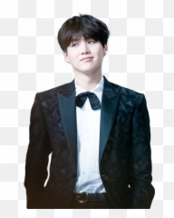 Army Cafe Lovelymoo - Suga With Suit Png,Yoongi Png