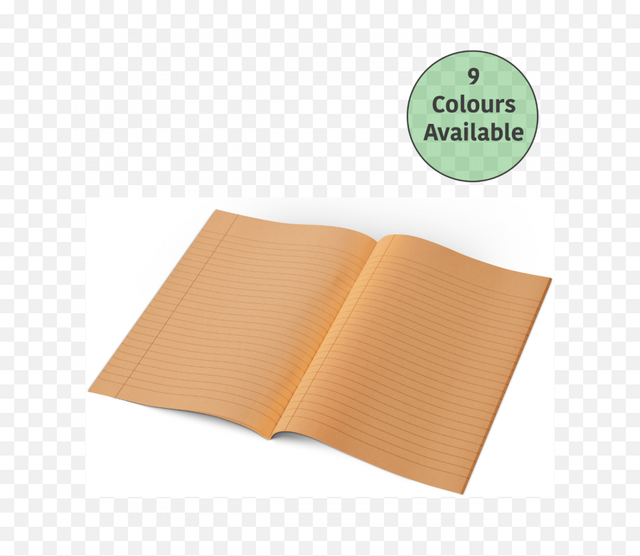 Tinted Exercise Books - A4 10mm Lined Yellow Cover Paper Png,Lined Paper Png