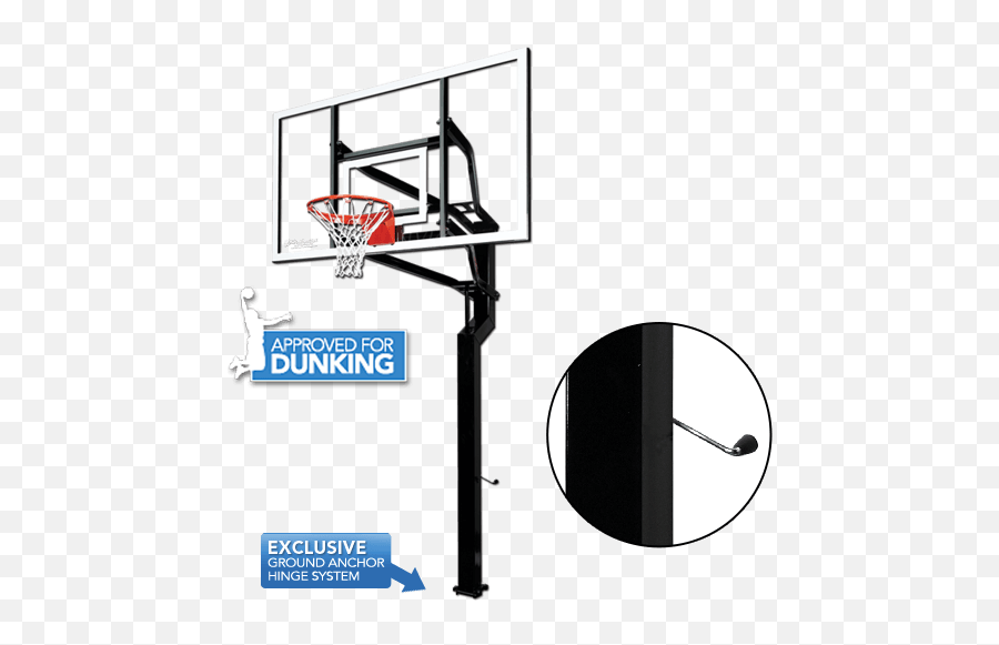 Download Hd Wide Grip Die - Formed Extension Arms No Cut And Parts Of A Basketball Net Png,Basketball Goal Png