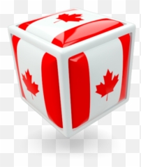 Illustration Of Flag Canada - Cube Clipart Nigeria Png