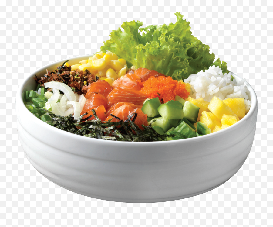 Shoyu Salmon Bowl The Fish - Fish Bowl Mid Valley Png,Fishbowl Png