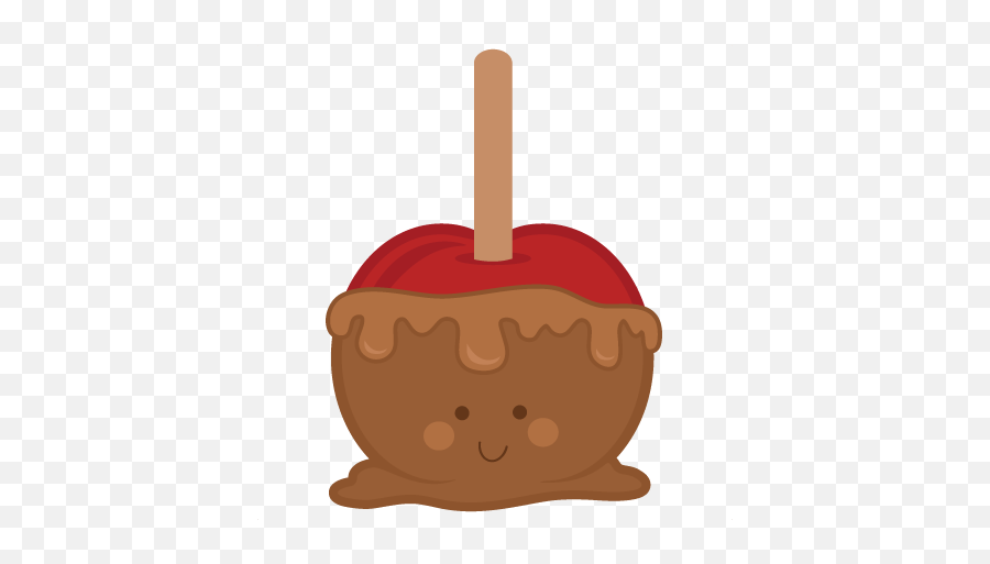 Cute Caramel Apple Svg Cutting File Fall Cut Files - Cute Caramel Apple Clipart Png,Caramel Png