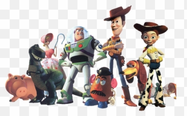 Toy Story Stripes Birthday Invitations All Colors Characters - 3 People png