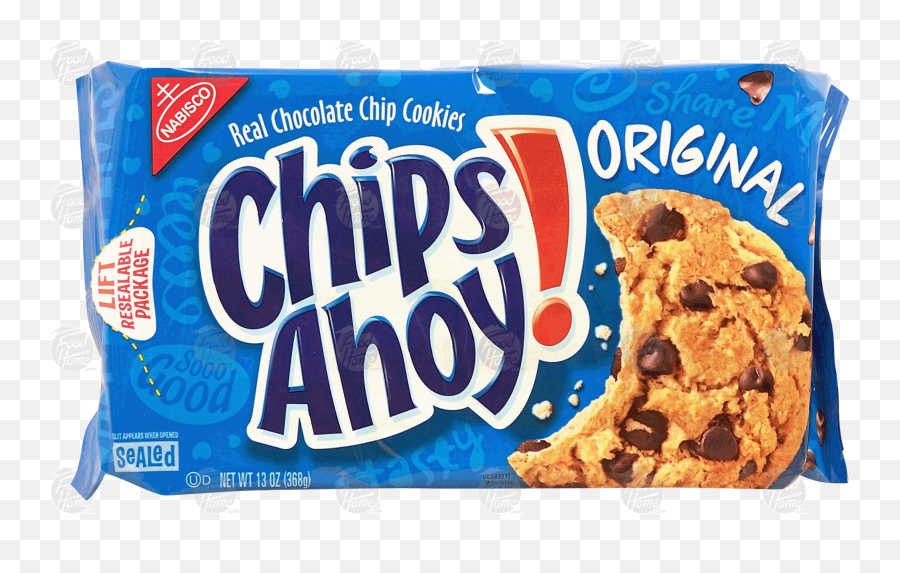 Real Chocolate Chip Cookies - Chocolate Chip Cookie Png,Chips Ahoy Logo