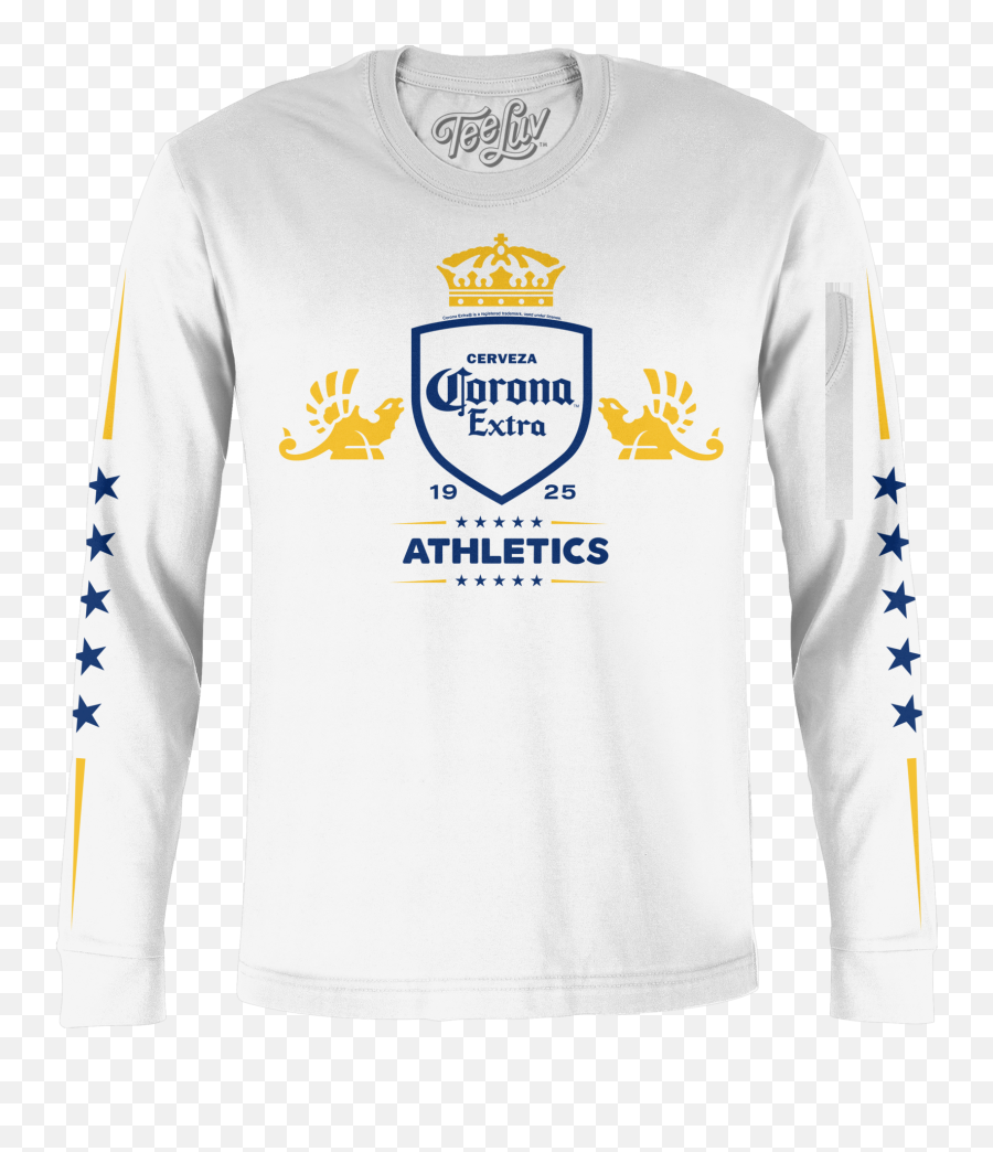 Corona Extra Athletics Stars Long - Corona Long Sleeve Shirt Png,Corona Beer Logo