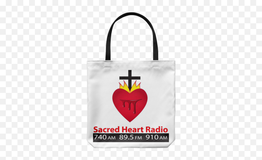 Sacred Heart Radio Womens T - Shirt Large Logo Extended Port Radium Png,I Heart Radio Logo