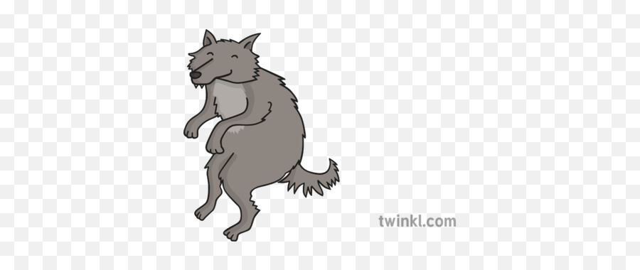 The Big Bad Wolf Ilustração - Twinkl Big Bad Wolf Twinkl Png,Wolf Cartoon Png
