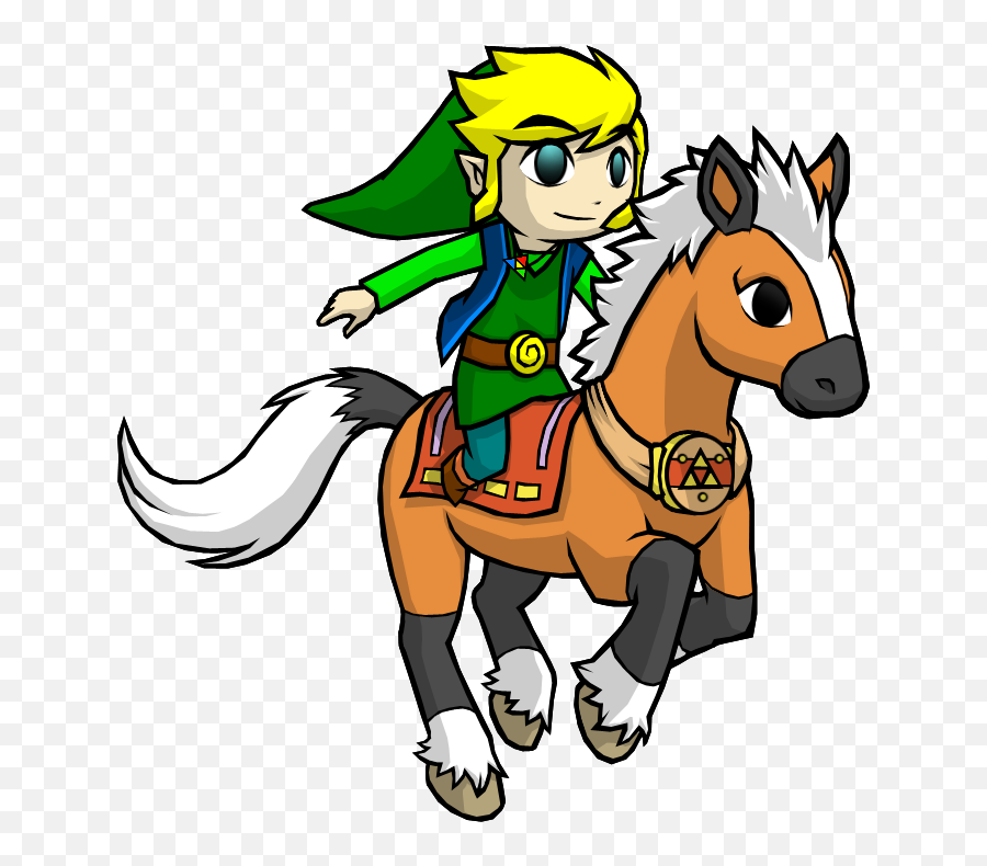 Clipart Dolphin Toon Transparent Free - Zelda Wind Waker Epona Png,Toon Link Transparent