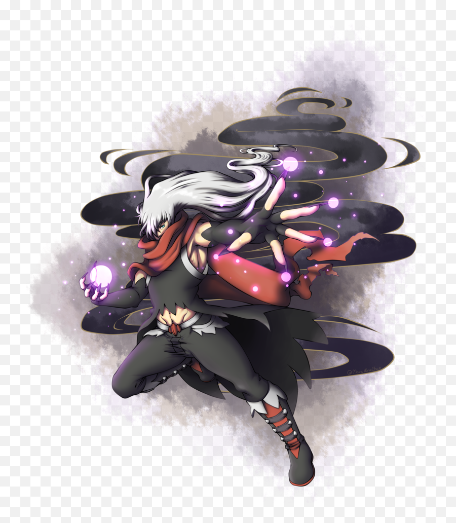 Download Hd Darkrai By Maruhimechan - Moe Anthropomorphism Supernatural Creature Png,Darkrai Png